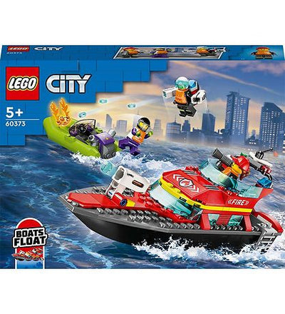 LEGO City Fire Rescue Boat 60373 – 144 pcs