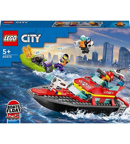 LEGO City Fire Rescue Boat 60373 – 144 pcs