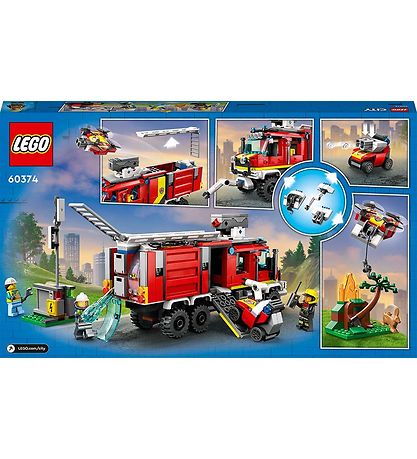 LEGO® City - Fire Command Truck 60374 (502 pcs)