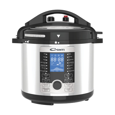 Conti Pressure Cooker, 12L, 15P, Stainless Steel – EPC12A009