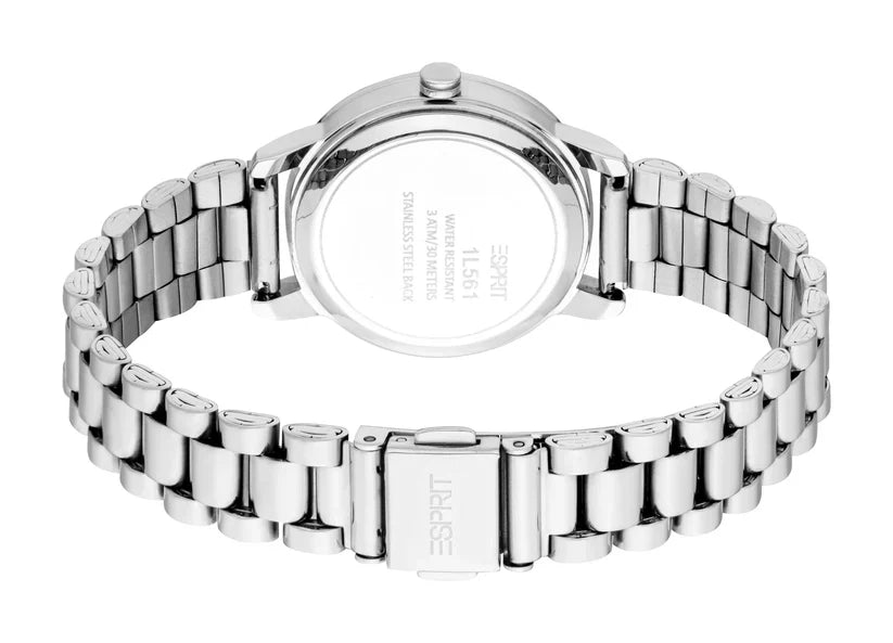 ESPRIT ES1L561M0045 SILVER STEEL BAND WHITE DIAL FOR WOMEN