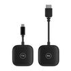 Black Wireless S1 transmitter and receiver units with USB-C and HDMI connectors
