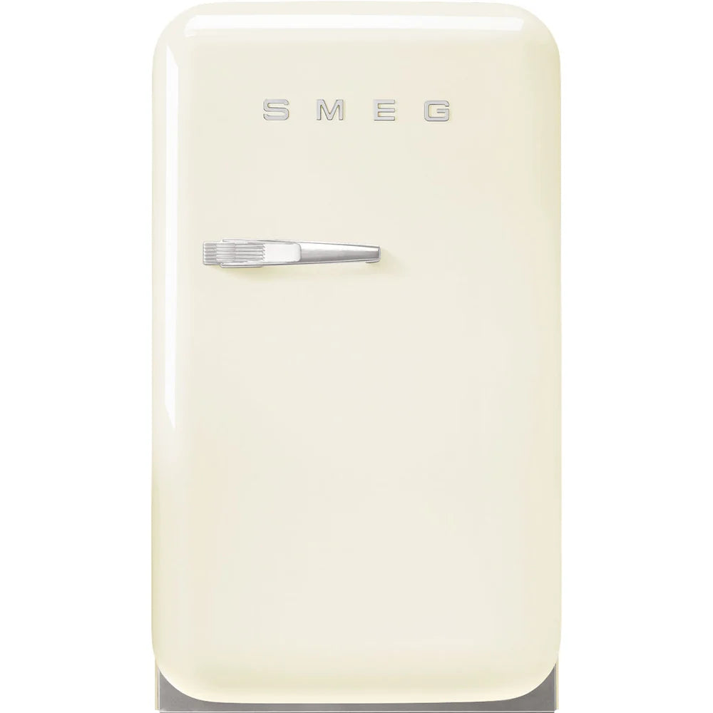 Smeg FAB5RWH6 Mini Refrigerator 50’s Style – White | 34L Retro Minibar