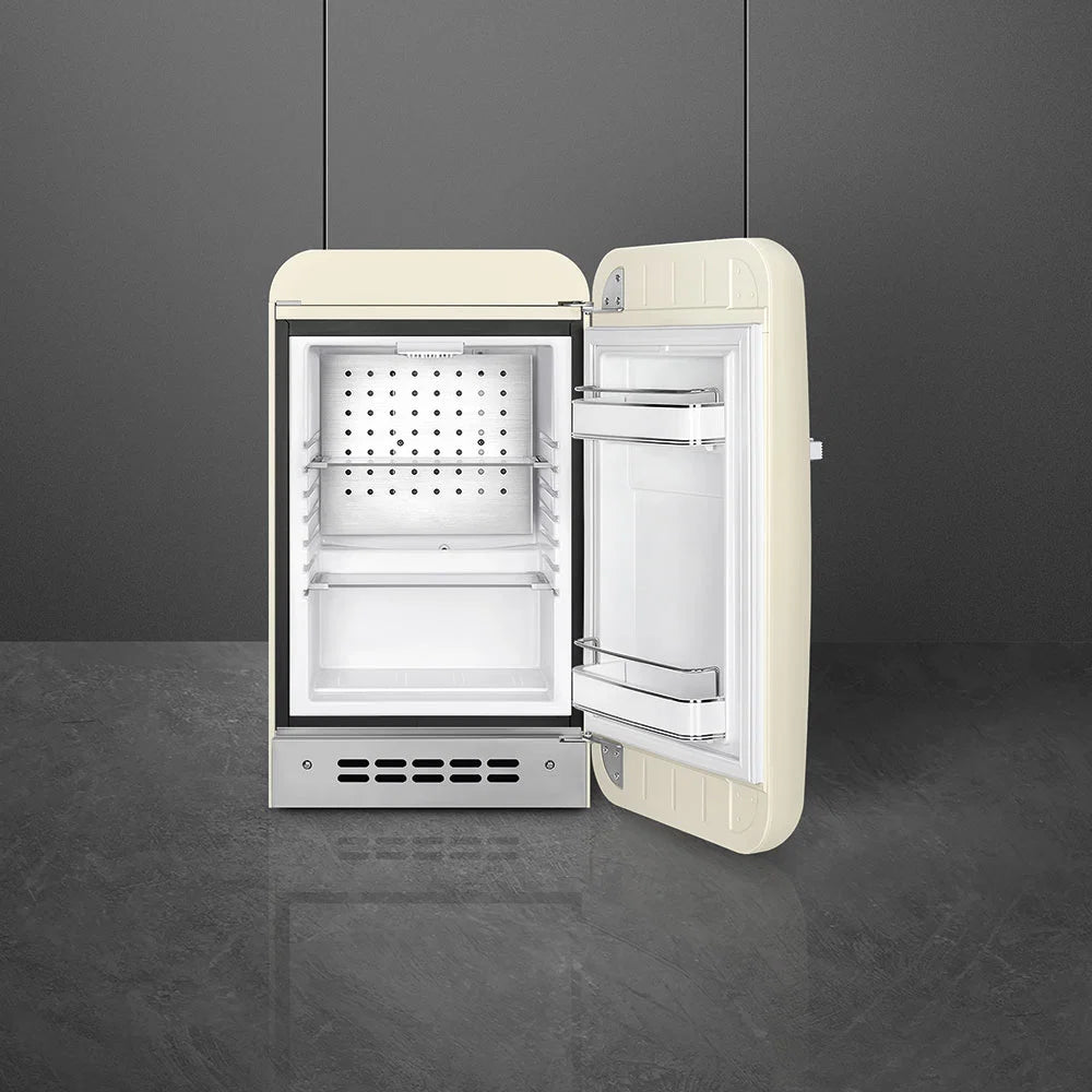 Smeg FAB5RWH6 Mini Refrigerator 50’s Style – White | 34L Retro Minibar
