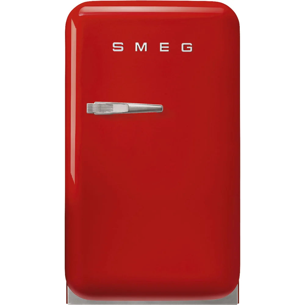 Smeg FAB5RWH6 Mini Refrigerator 50’s Style – White | 34L Retro Minibar