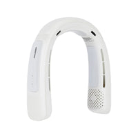 Geepas Rechargeable Cool Collar Neck Fan, 3 Speeds, 12H Runtime, White GF21229