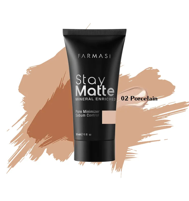 Farmasi Stay Matte Foundation – Shine Control Formula