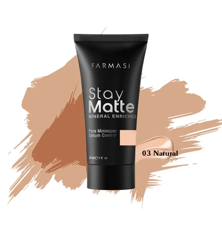 Farmasi Stay Matte Foundation – Shine Control Formula