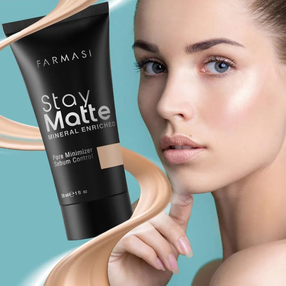 Farmasi Stay Matte Foundation – Shine Control Formula