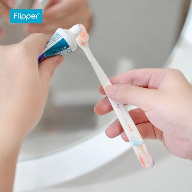 Flipper Kids' Twigo 365 Soft Bristles Annual Toothbrush Set - Multicolor - 5 Pcs