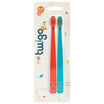 Flipper Toothbrush Twigo Kids 2-in-1 - Orange/Blue - Pack of 2
