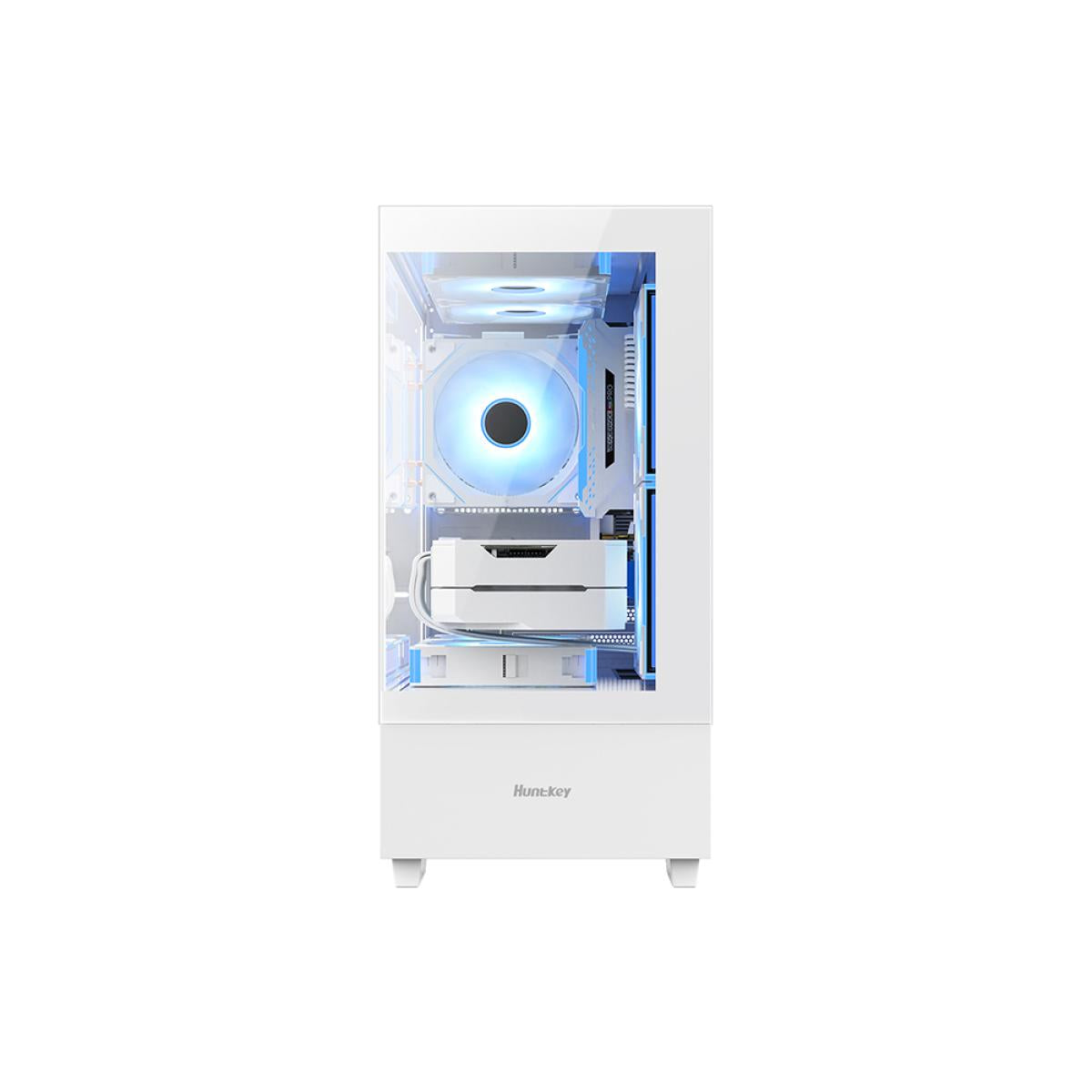 Huntkey G35 Gaming Case - Sleek White Design, Powerful Performance