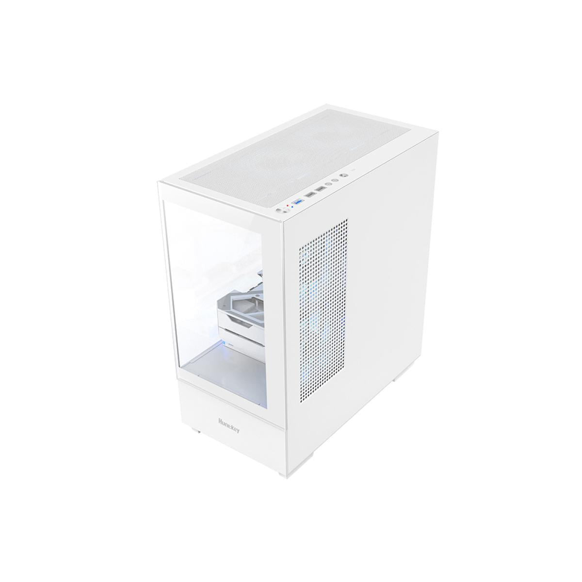 Huntkey G35 Gaming Case - Sleek White Design, Powerful Performance