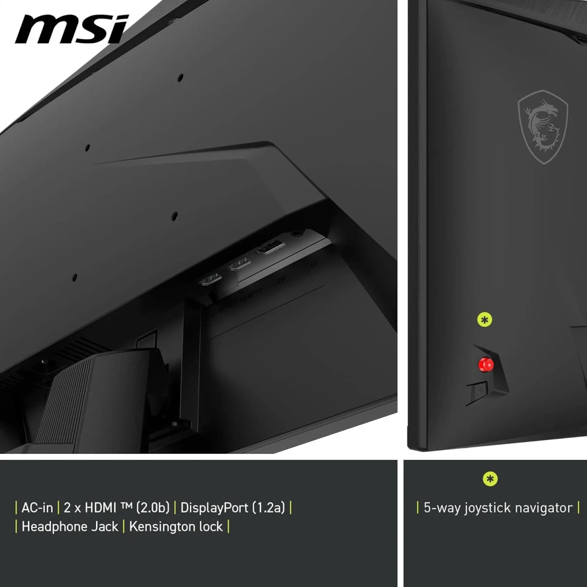 شاشة MSI MAG 272F X24 27″ للألعاب – 240Hz IPS، 0.5ms