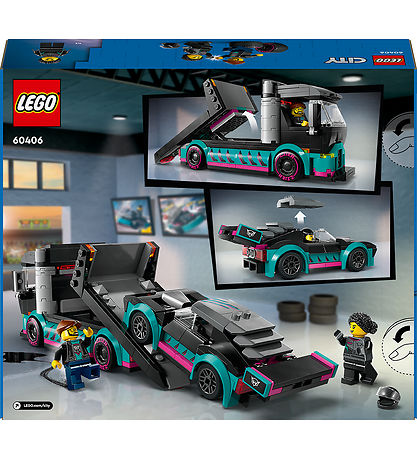 LEGO City Race Car & Car Carrier Truck 60406 – 328 pcs