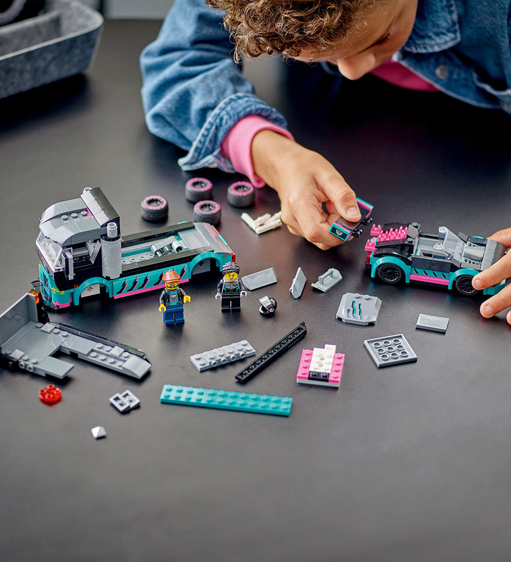 LEGO City Race Car & Car Carrier Truck 60406 – 328 pcs