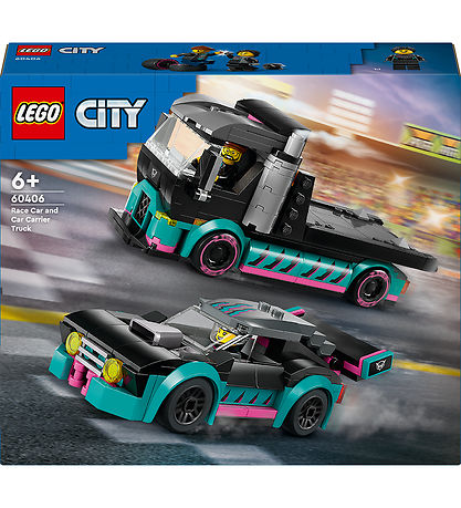 LEGO City Race Car & Car Carrier Truck 60406 – 328 pcs