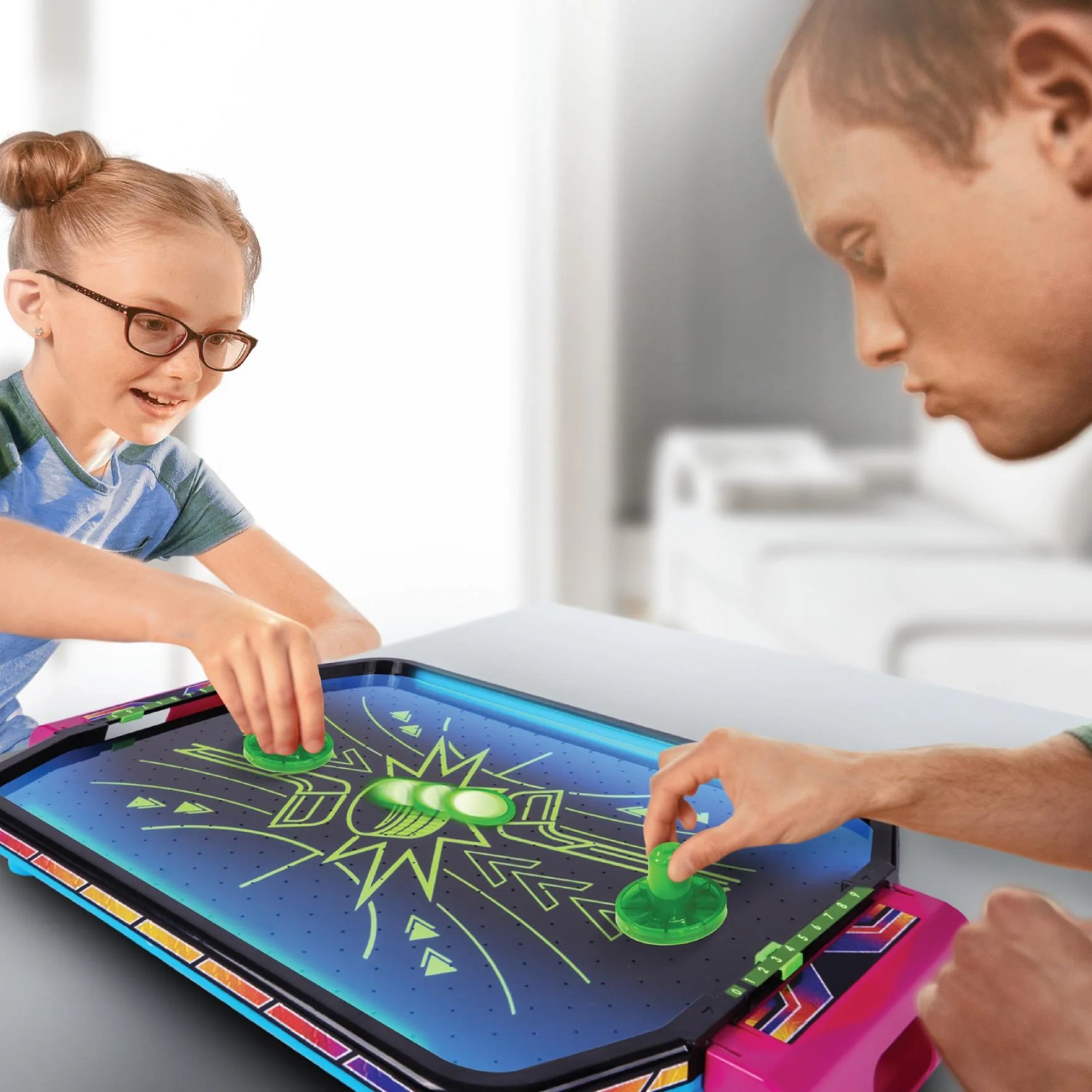 Ambassador – Electronic Arcade Air Hockey (Hyper Neon Series)