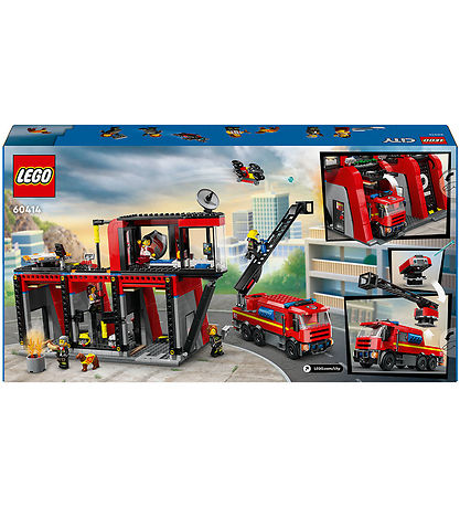 LEGO City Fire Station with Fire Truck 60414 – 843 pcs