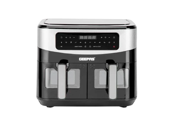 Geepas 9L Dual Basket Digital Air Fryer