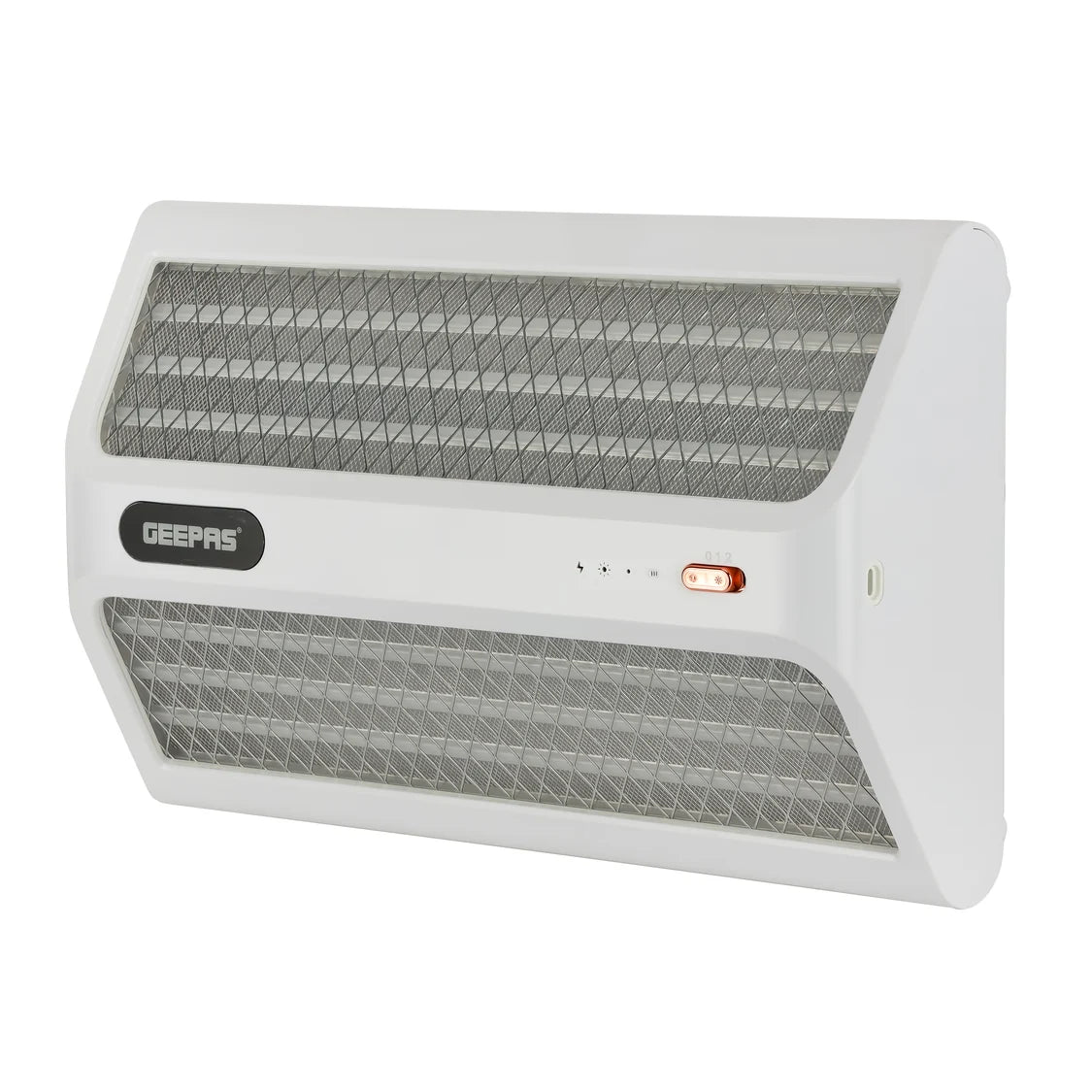 Geepas Rechargeable Mosquito Killer, Dual Sided, White, GBK25606