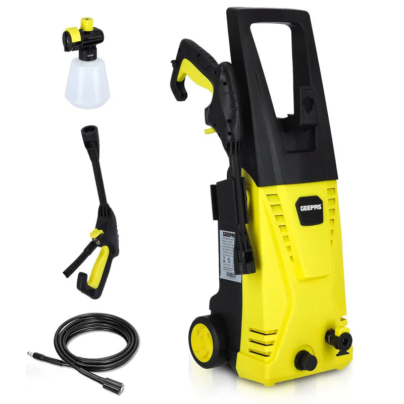 Geepas GCW19027 High Pressure Washer 135BAR 3000W | Powerful Cleaning Machine
