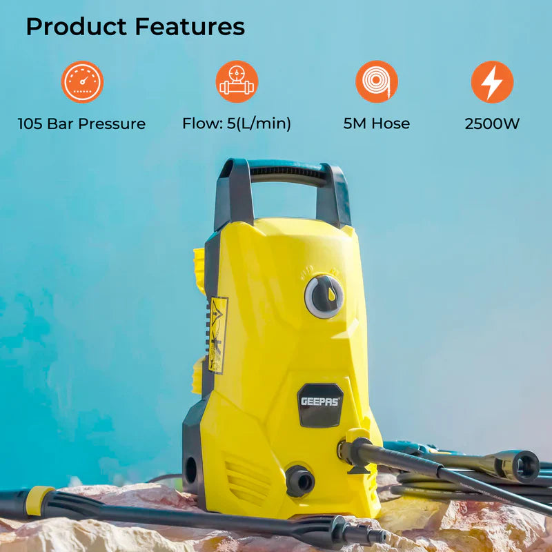 Geepas 105BAR High Pressure Washer 2500W