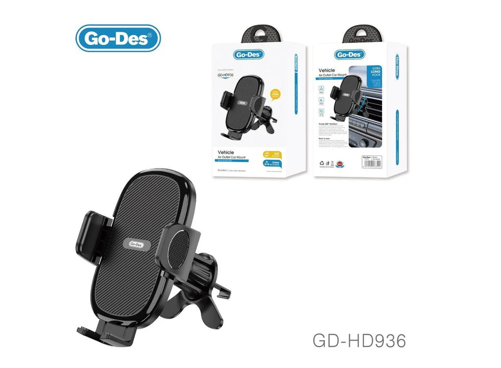 GoDes Holder vehicle Air Outlet Car Mount - Black