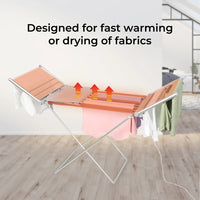 Geepas 230W Electric Cloth Dryer, 15kg Capacity, Foldable, White GDR63059UK