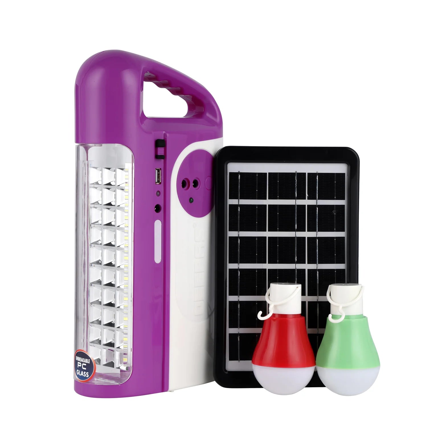 Geepas GE53035 فانوس LED شمسي 30 SMD – باور بانك