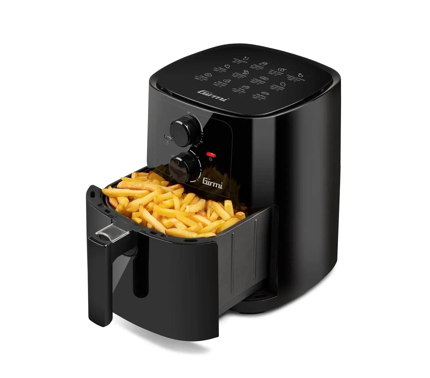 GIRMI air fryer - 1400W, 5L capacity, Smart control healthy food