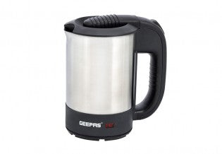 GEEPAS GK175 Stainless Steel Travel Kettle - 0.5L Portable Electric Kettle