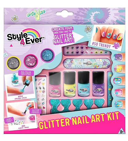 Style 4 Ever Glitter – Dazzling Nail Art Kit for You