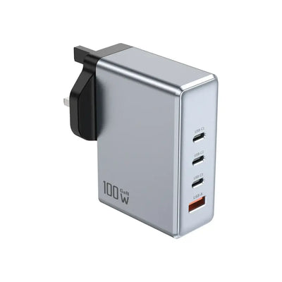Green Lion GaN 100W UK Charger – Fast & Safe Charging