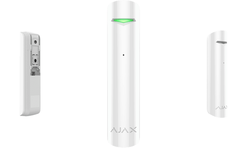 Ajax GlassProtect Wireless Glass Break Detector White