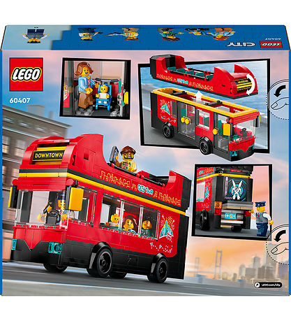 LEGO City Red Double-Decker Sightseeing Bus 60407
