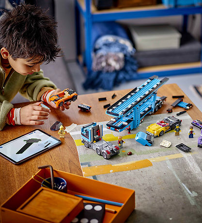 LEGO City Car Transporter Truck with Sports Cars 60408