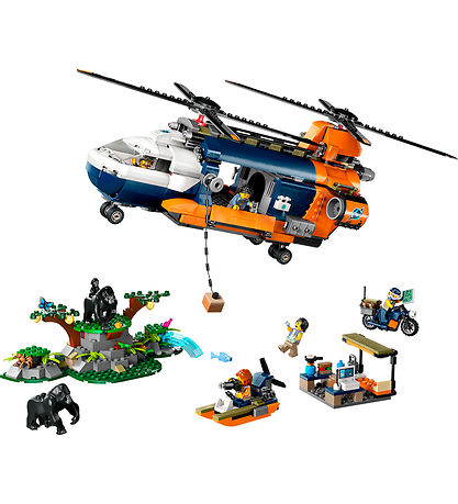 LEGO City Jungle Adventure – Helicopter & Expedition Base