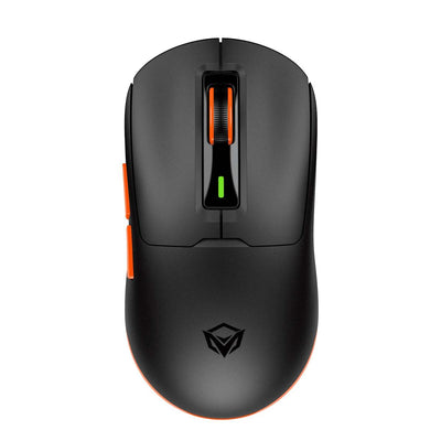 Meetion Air GW24 2.4G Bluetooth & Wired Gaming Mouse - Black