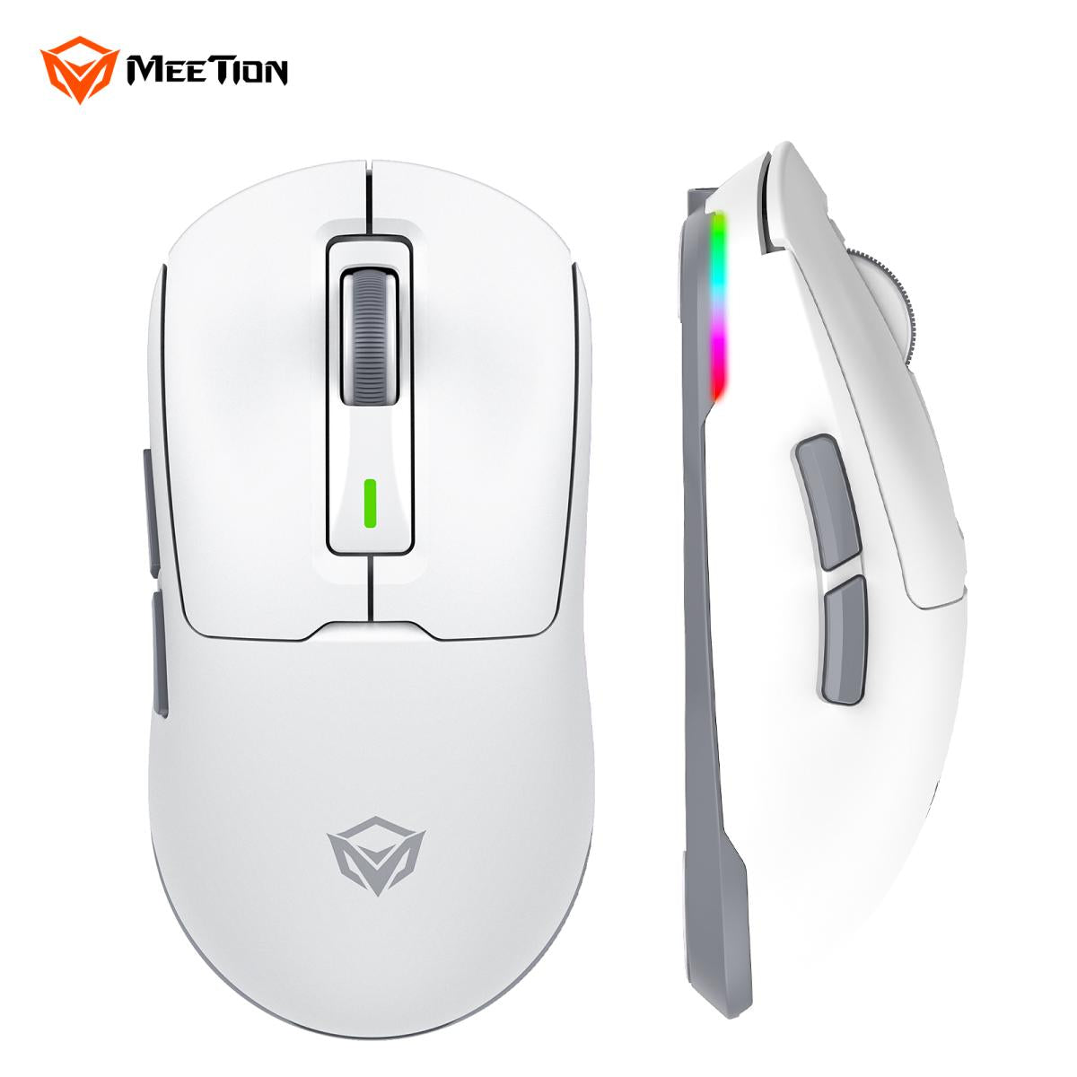 Meetion Air GW24 2.4G Bluetooth & Wired Gaming Mouse - Black