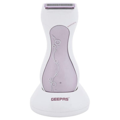 Geepas Lady Shaver LED Indicator Washable With Charging Base