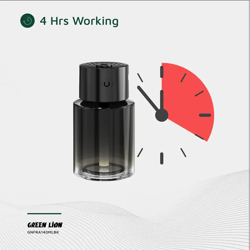 Green Lion Fragrance Diffuser 140mL – Stylish & Portable
