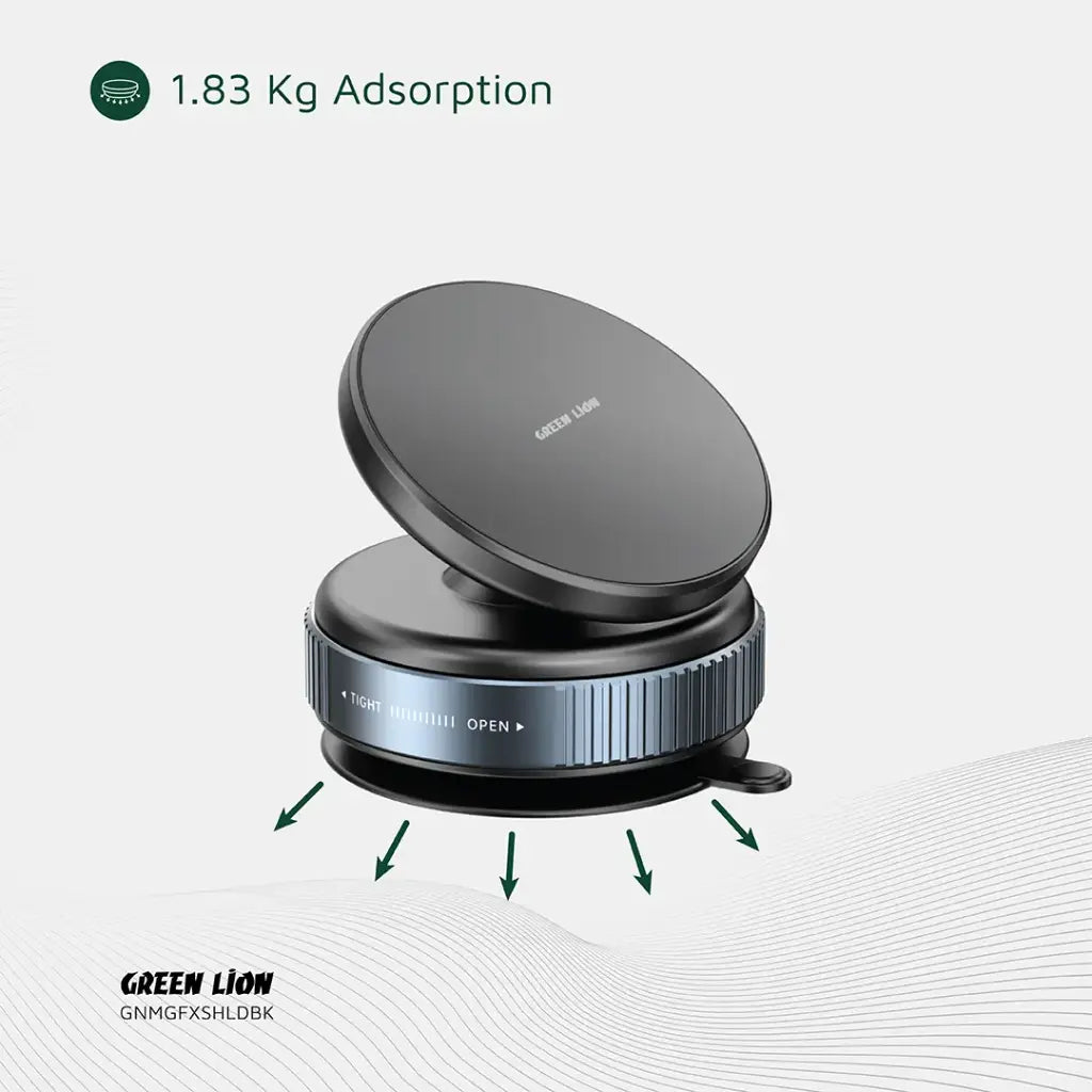 Green Lion Magno Flex Holder – 360° Magnetic Suction Mount