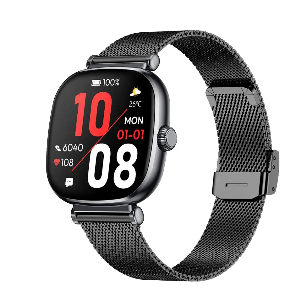 Green Lion Princess Smart Watch – Stylish, BT Calls, IP68