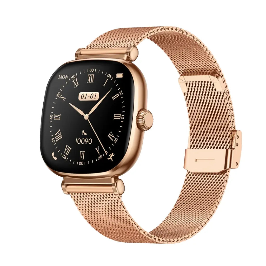 Green Lion Princess Smart Watch – Stylish, BT Calls, IP68