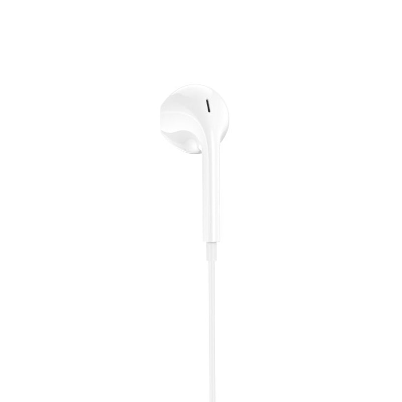 hoco M101 Wired Earphones with Microphone | 3.5mm Jack | In-Ear Headphones | Black & White