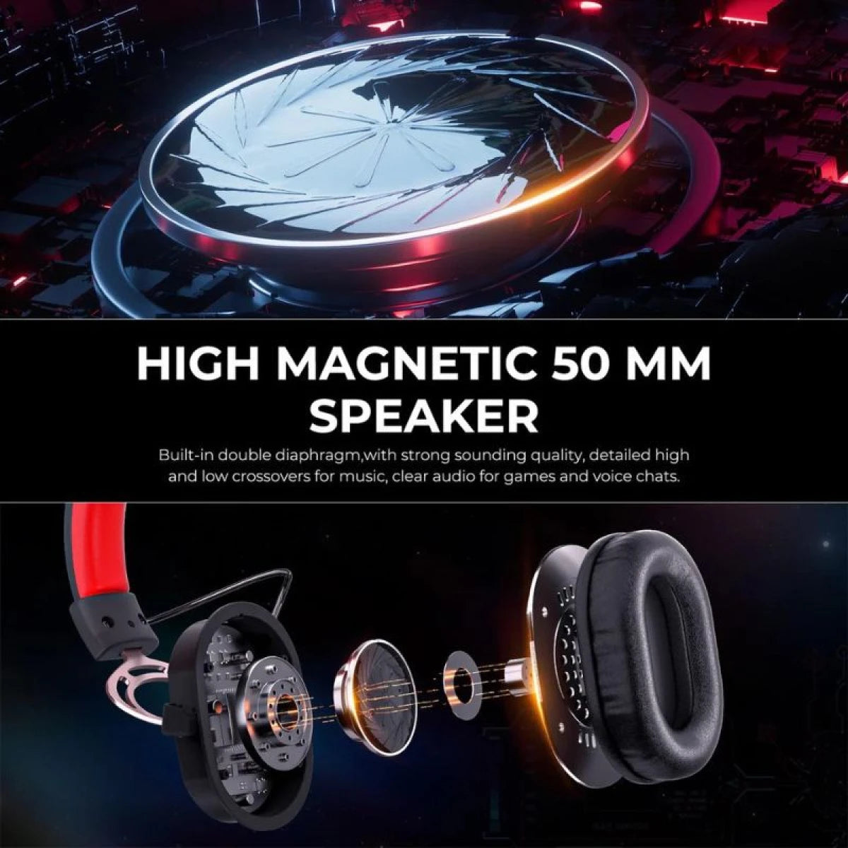 Havit H2008D Gaming Headset – 3.5mm Surround Sound