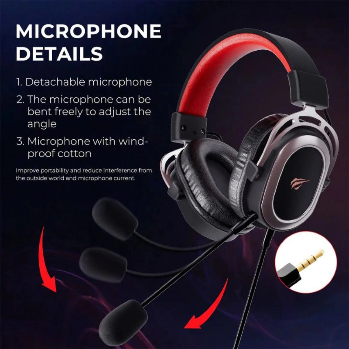 Havit H2008D Gaming Headset – 3.5mm Surround Sound