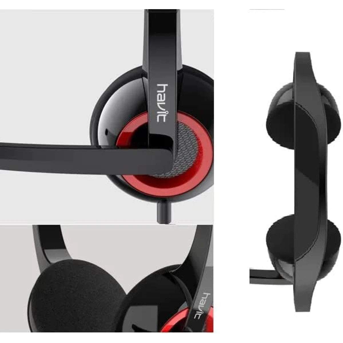 HAVIT H202d Wired Headset for PC with Built-in Mic