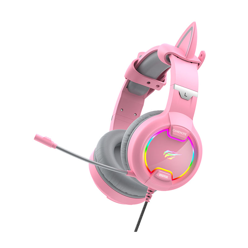 HAVIT H2233D RGB Cat Ear Headphones Gaming Headset